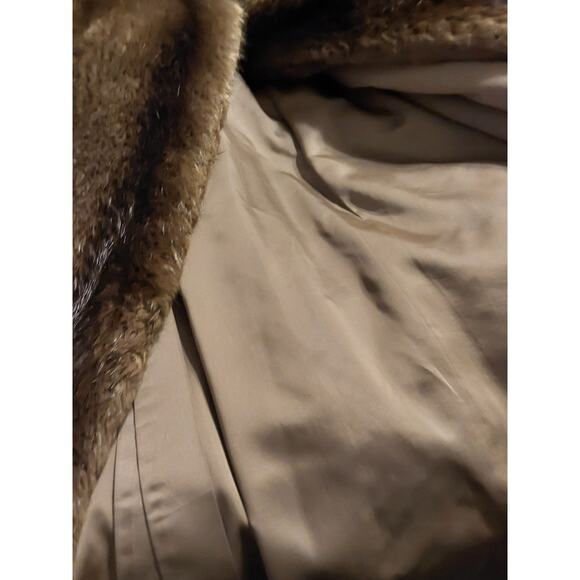 Ladies Vintage Beaver Fur Full Lenght Brown Jacket Size Xl by Weiss Furs - Picture 6 of 9